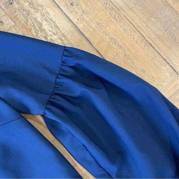 Lilly Pulitzer SHEA STRETCH DRESS Sequin V-neck Collar Casual Preppy Navy SIZE 2 - Picture 6 of 13